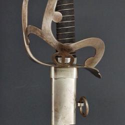 SABRE ARCO DE CAVALERIE ET DES DRAGONS EN FER MODELE DE L'AN IV - FRANCE REPUBLIQUE / DIRECTOIRE Col