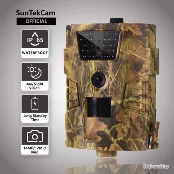 CAM�RA DE CHASSE INFRAROUGE - D�TECTEUR DE MOUVEMENT CAMOUFLAGE - LIVRAISON GRATUITE
