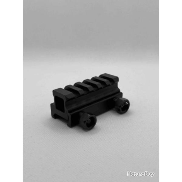 Rehausse rail Picatinny 5 Slots / Rail Riser 190mm Alpha �lite