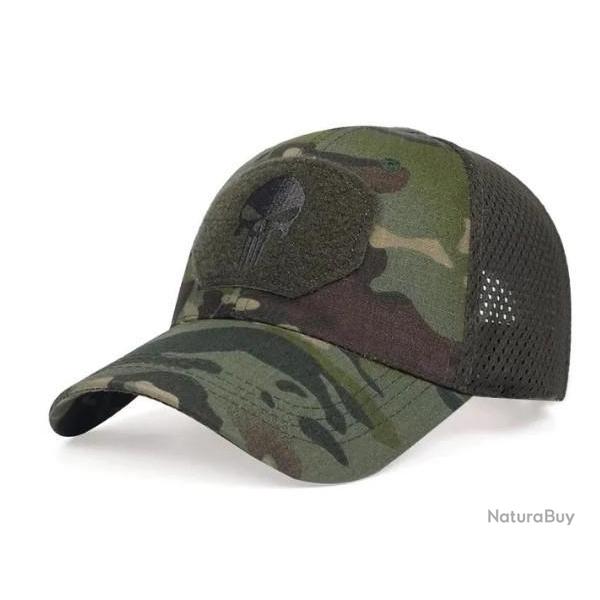 Casquette Punisher Treillis Kaki