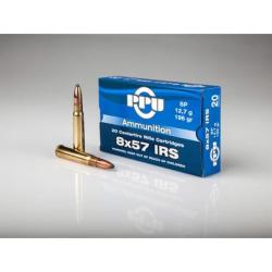 Cartouches PPU Calibre 8x57 IRS PSP 196grs - Boite de 20 unit&eacute;s