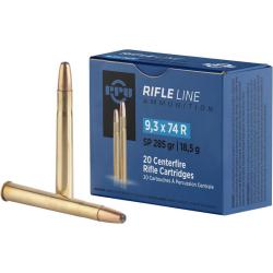 PPU Cartouches Calibre 9.3x74R SP 285grs - Boite de 20 unités