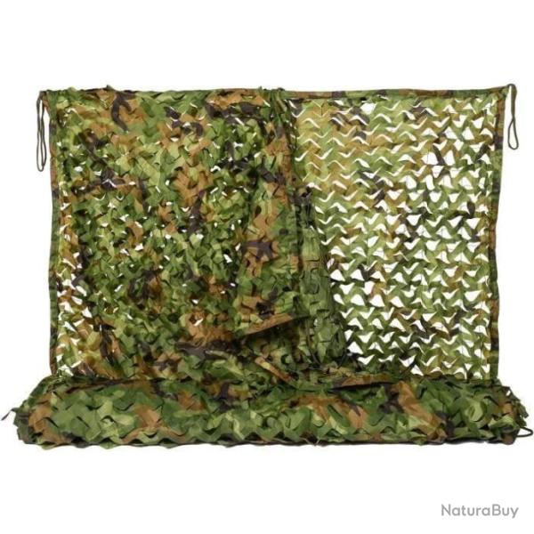 Filet De Camouflage 4Mx5M Woodland La Jungle Filet Militaire Couverture Camouflage Chasse Ombrage