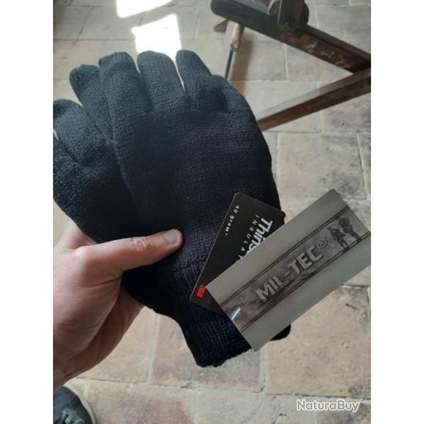 Gants en laine miltec thinsulate neufs surplus