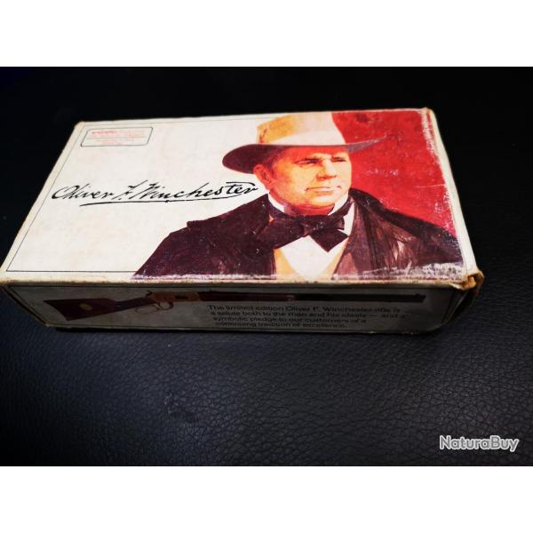 38 55 WCF COLLECTOR BOITE COMM�MORATIVE OLIVER WINCHESTER 20 Cartouches Munition Calibre 38-55 - USA