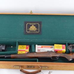 CARABINE LUXE CHASSE HOLLAND & HOLLAND calibre 300 H&H 2 LUNETTES r&eacute;vision HARTMANN & WEISS Tr&egrave;s bon