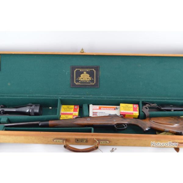 CARABINE LUXE CHASSE HOLLAND & HOLLAND calibre 300 H&H 2 LUNETTES r�vision HARTMANN & WEISS Tr�s bon