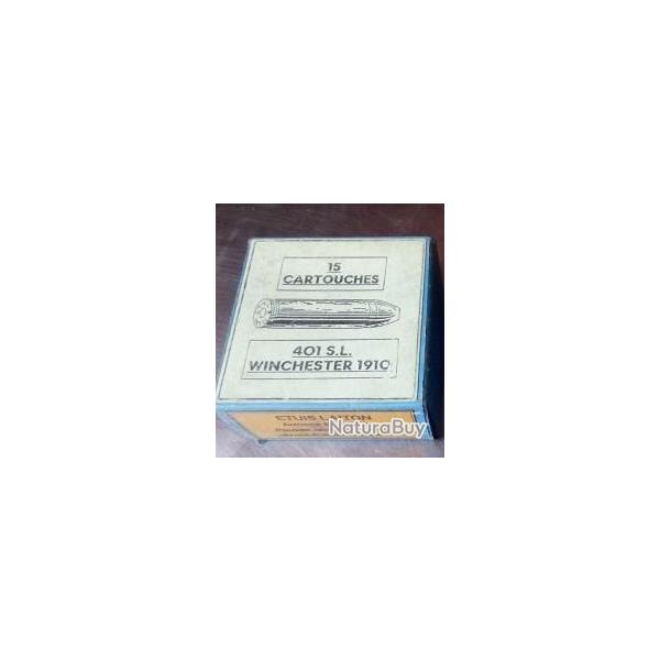 15 MUNITIONS cartouches 401 SL PN Categorie C Neuf