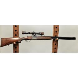 FUSIL CHASSE MIXTE SUPPERPOS&Eacute; 8X57 RS - 12/70 ARTISAN FERLACH HEYM Tr&egrave;s bon Allemagne Categorie C XX