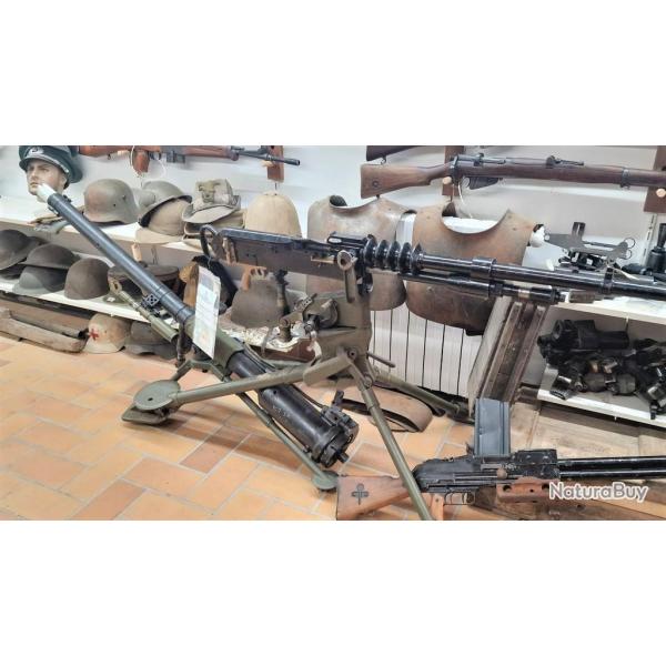 WW1 FRANCE TREPIED MITRAILLEUSE HOTCHKISS 1914 8MM LEBEL Reglo France 1ere GM Trs bon  Categorie C