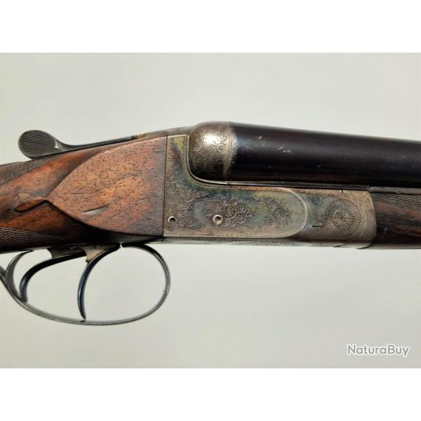 FUSIL CHASSE JUXTA ARTISAN BELGE JAMAR & CIE vendu par CHOBERT ARQUEBUSIER A PARIS CANONS JC 16/65 E