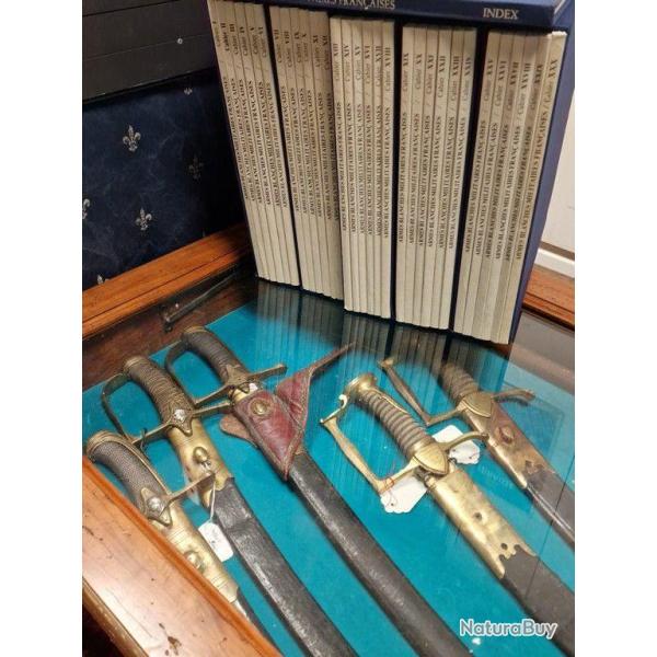 DOCUMENTATION COMPL�TE DE CHRISTIAN ARIES COLLECTION COMPLETE FASCICULES ARMES BLANCHES MILITAIRES F
