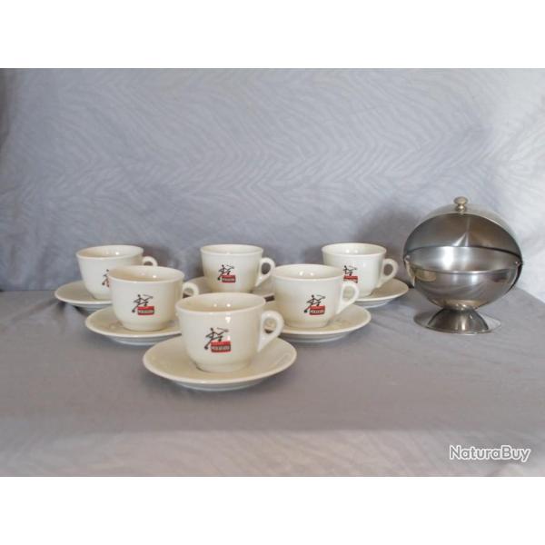 Service  caf moka pour 6 personnes, de qualit professionnelle De marque Mokarabia