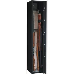 Armoire 4 armes avec lunette + 1 dans la porte avec coffre int&eacute;rieur INFAC SAFE