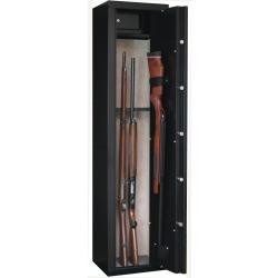 Armoire 6 armes avec lunette + 1 dans la porte avec coffre int&eacute;rieur INFAC SAFE