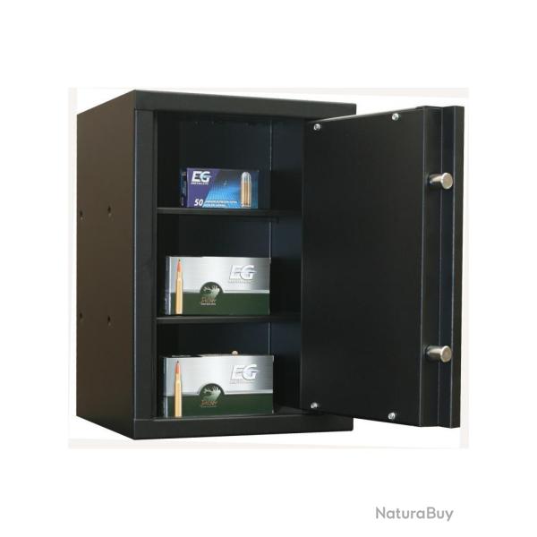 Coffre armes de poing et objets divers avec deux �tag�res amovibles INFAC SAFE