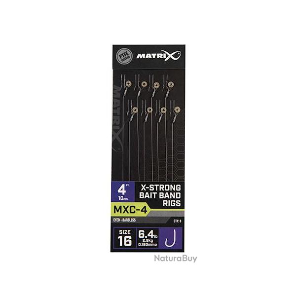 Mxc- 4 Sz16 Barbless 0.18Mm Xs Bait Band