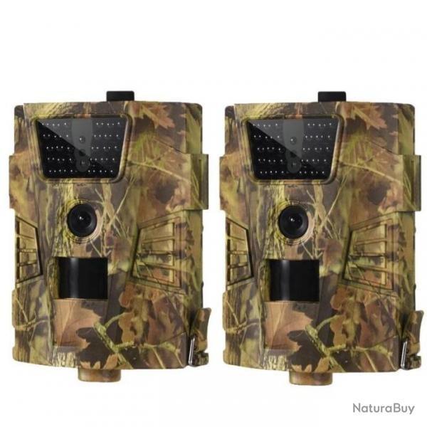 2 CAM�RAS DE CHASSE INFRAROUGE 20MP- D�TECTEUR DE MOUVEMENT - PHOTOS/VID�OS - LIVRAISON GRATUITE