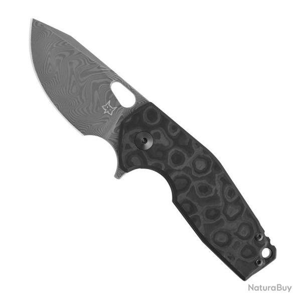 Couteau "Suru" fibre de carbone / damas [Fox Production]