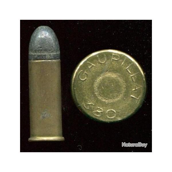 .380 Long Revolver - marquage en relief = GAUPILLAT 380 - balle plomb - amorce central interne