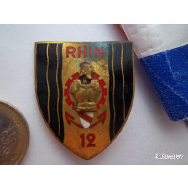 insigne collection militaire 12� bataillon du g�nie Drago
