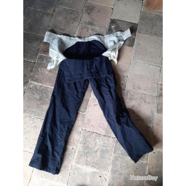 Pantalon � Rabat Marine nationale ann�es 60