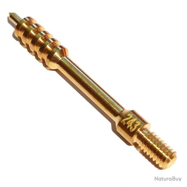 Pousse chiffon en laiton (jag) cal. .243 diam�tre 5.2mm