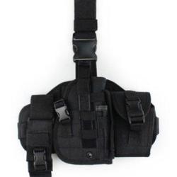 Holster Cuisse Plateforme Molle (S&T) Noir