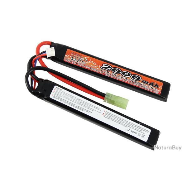 Batterie LiPo 7,4v Double 2000 mAh (VB Power)
