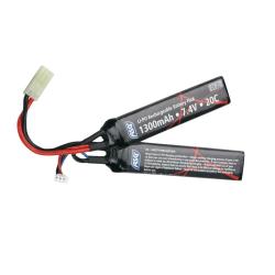 Batterie LiPo 7,4v Double 1300 mAh (ASG)