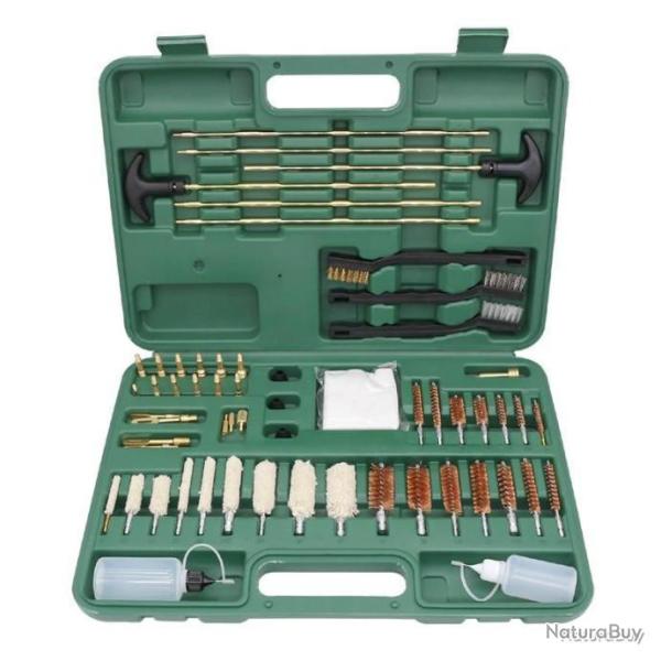 KIT DE NETTOYAGE POUR ARMES A FEU 58 PICES LIVRAISON GRATUITE