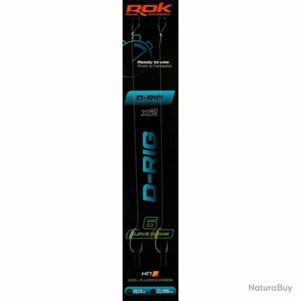 Lot De 2X Montages D-Rig Curve Shank Rok T4