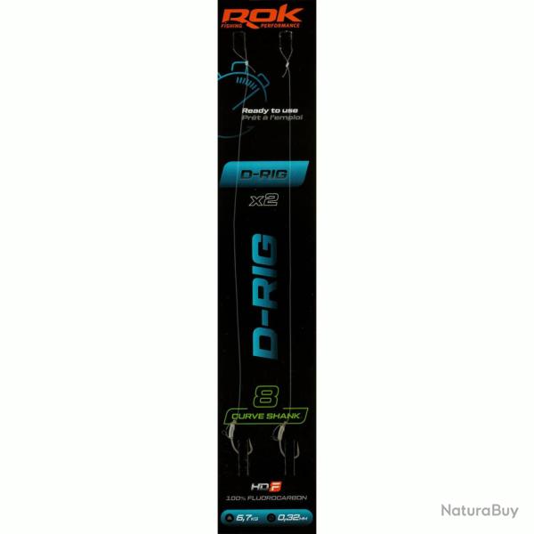 Lot De 2X Montages D-Rig Curve Shank Rok T6