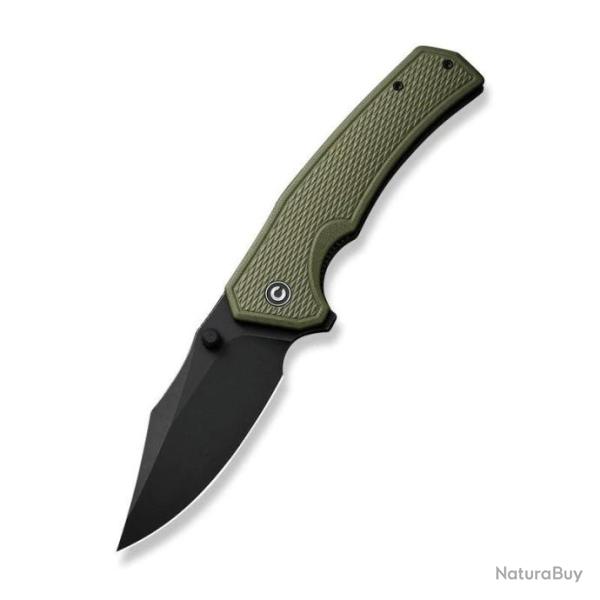 Couteau CIVIVI Vexillum OD Green Manche G10 Lame Acier Nitro-V Blk Clip Point IKBS CIVC23003D2