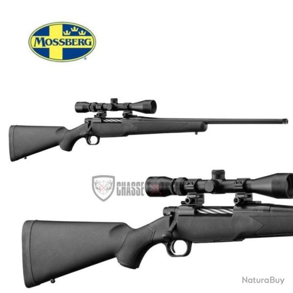 Pack MOSSBERG Patriot Synth�tique � Canon Filet� Cal 270 Win + Lunette 3-12X56 + Rail Weaver