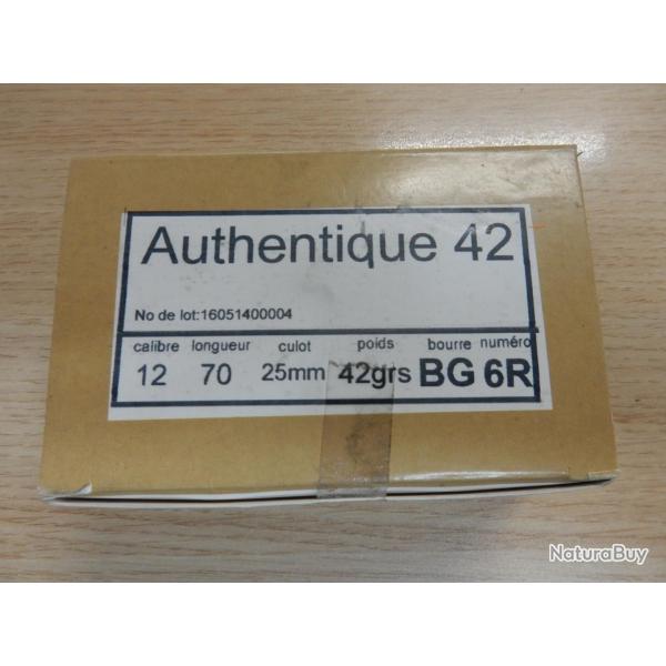 CARTOUCHES JOCKER AUTHENTIQUE CAL 12 70 BG 42 GRS