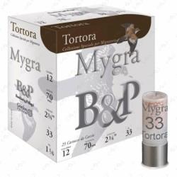 CARTOUCHES B&P MYGRA TORTORA CAL 12/70 33 GR BJ N&deg;7 1/2