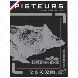 BALLE PISTEURS BRENNEKE CAL 12/70 32 GR