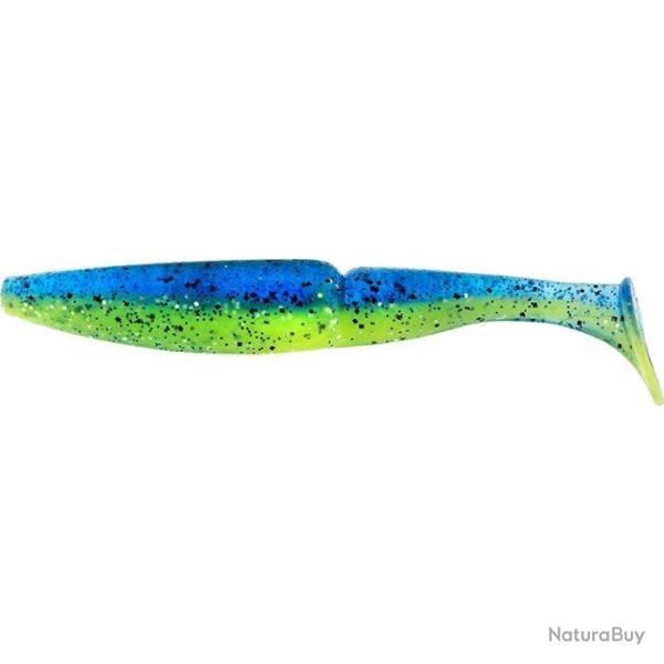 LEURRE SOUPLE SAWAMURA ONE UP SHAD 4" BLUE GOLD GLITTER
