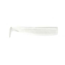 LEURRE FIIISH BLACK MINNOW N&deg;1 70 X 4 CORPS BLANC
