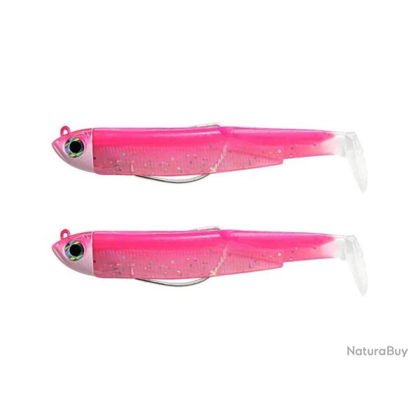 LEURRE FIIISH BLACK MINNOW N�2 90 DOUBLE COMBO 5 GR ROSE FLUO