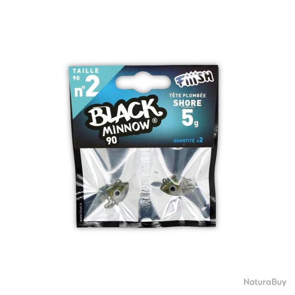 TETE PLOMBEE FISH BLACK MINNOW N�2 90 5 GR