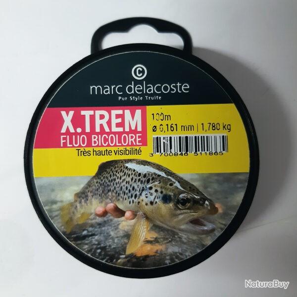 NYLON DELACOSTE X.TREL FLUO BICOLORE 150M 0.161 mm