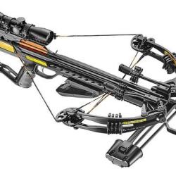 Pack arbal&egrave;te EK-Archery guillotine M+ noir 185 lbs + lunette 4x32