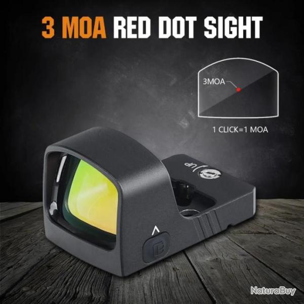 Ohhunt Viseur Point Rouge 3 MOA Paiement en 3 ou 4 fois - LIVRAISON GRATUITE !!!