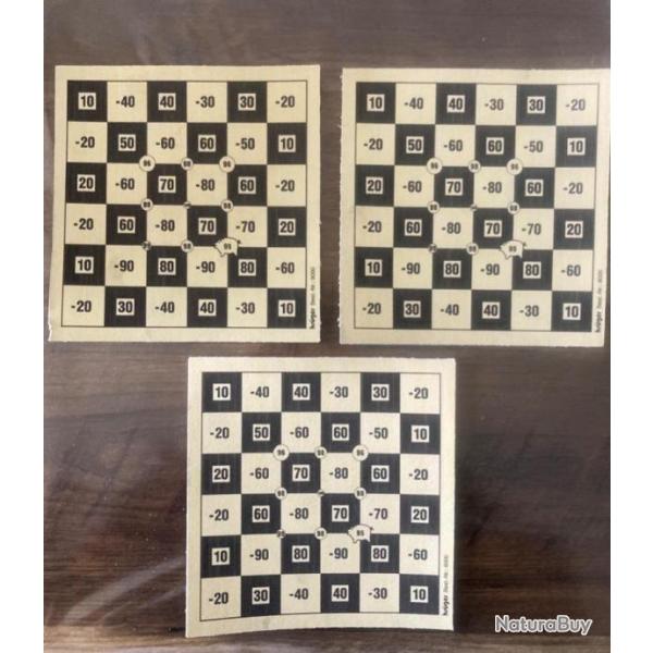 Cible de tir chiquier 25 carrs x50