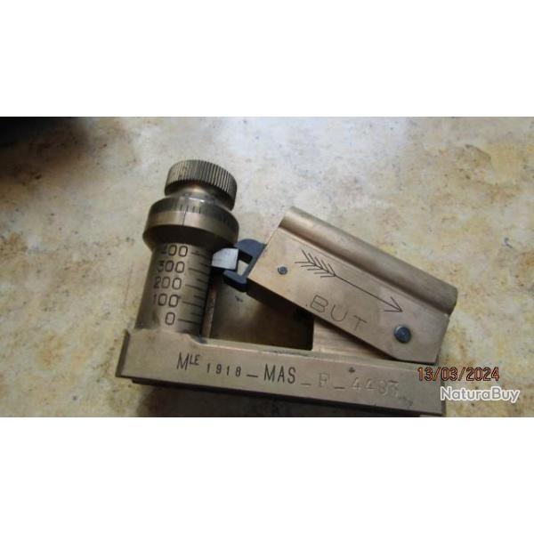 niveau  mitrailleuse etui mod 1918 Fran�ais ww1 r�emploi possible ww2 39 45 MAS St Etienne