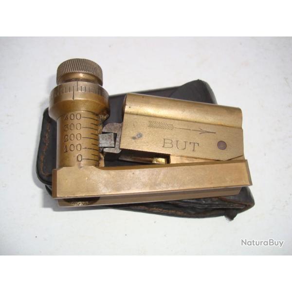 NIVEAU DE TIR COURBE POUR MITRAILLEUSE HOTCHKISS