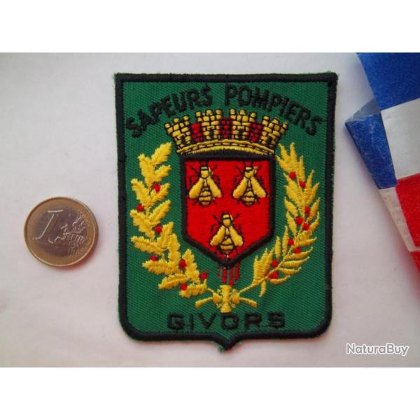 cusson insigne patch tissu Sapeurs Pompiers " GIVORS "