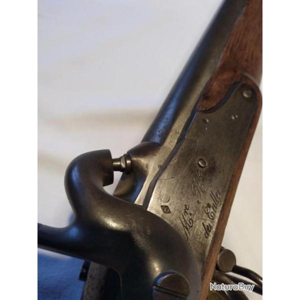 Fusil 1822 rare transformation 1840